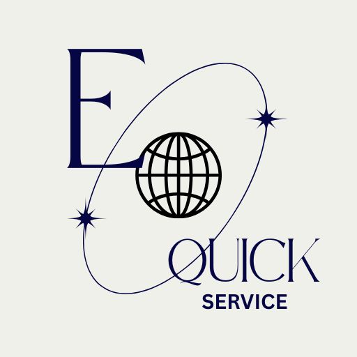 E Quick Service logo – global quick service solutions with speed and reliability